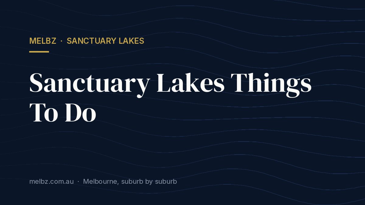 Where to Eat Burgers in Sanctuary Lakes