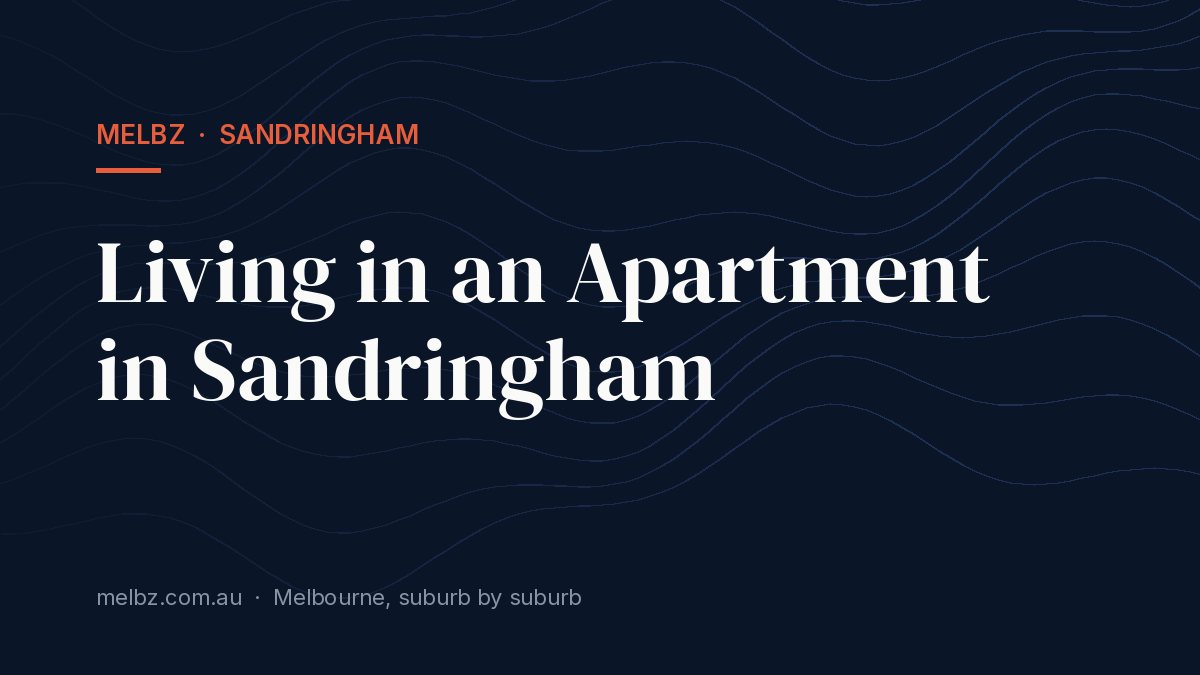Title card: Living in an Apartment in Sandringham