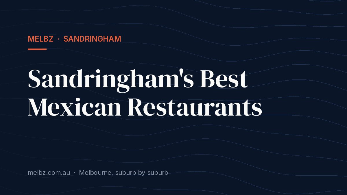 Title card: Sandringham's Best Mexican Restaurants