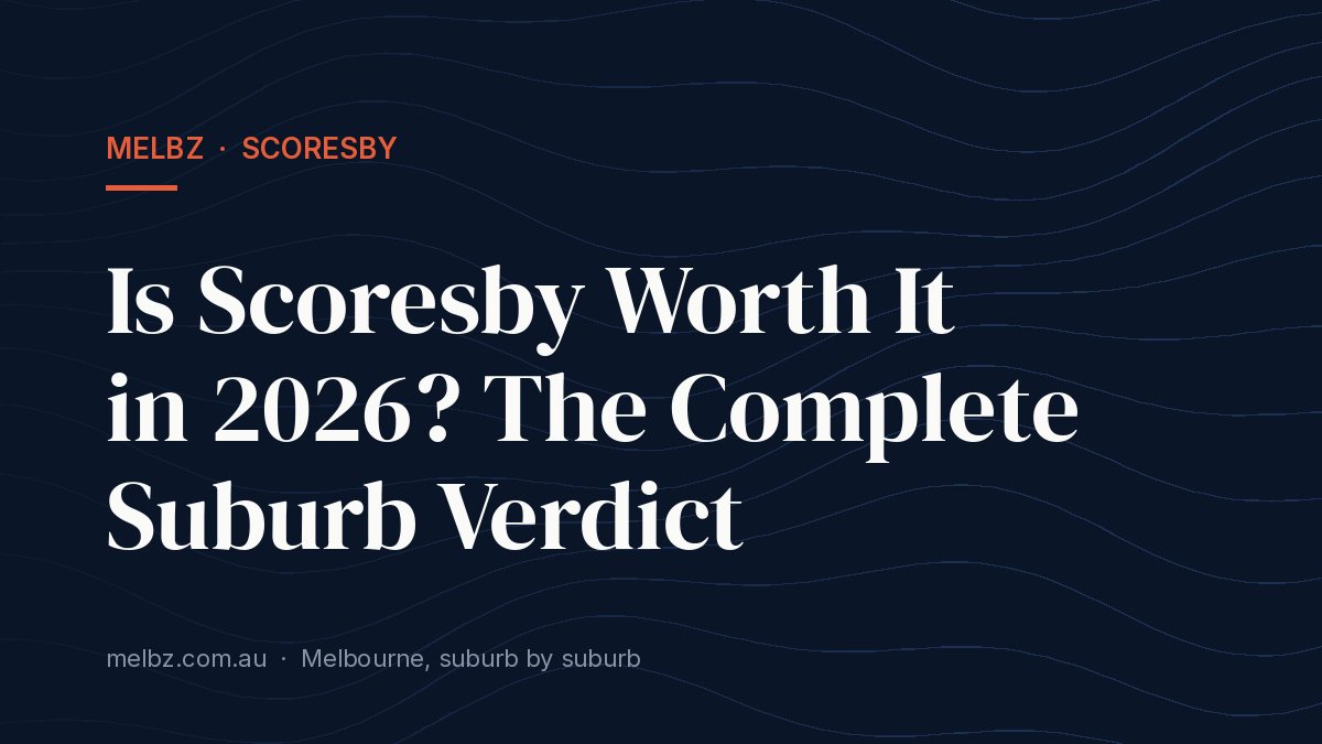 Title card: Is Scoresby Worth It in 2026? The Complete Suburb Verdict