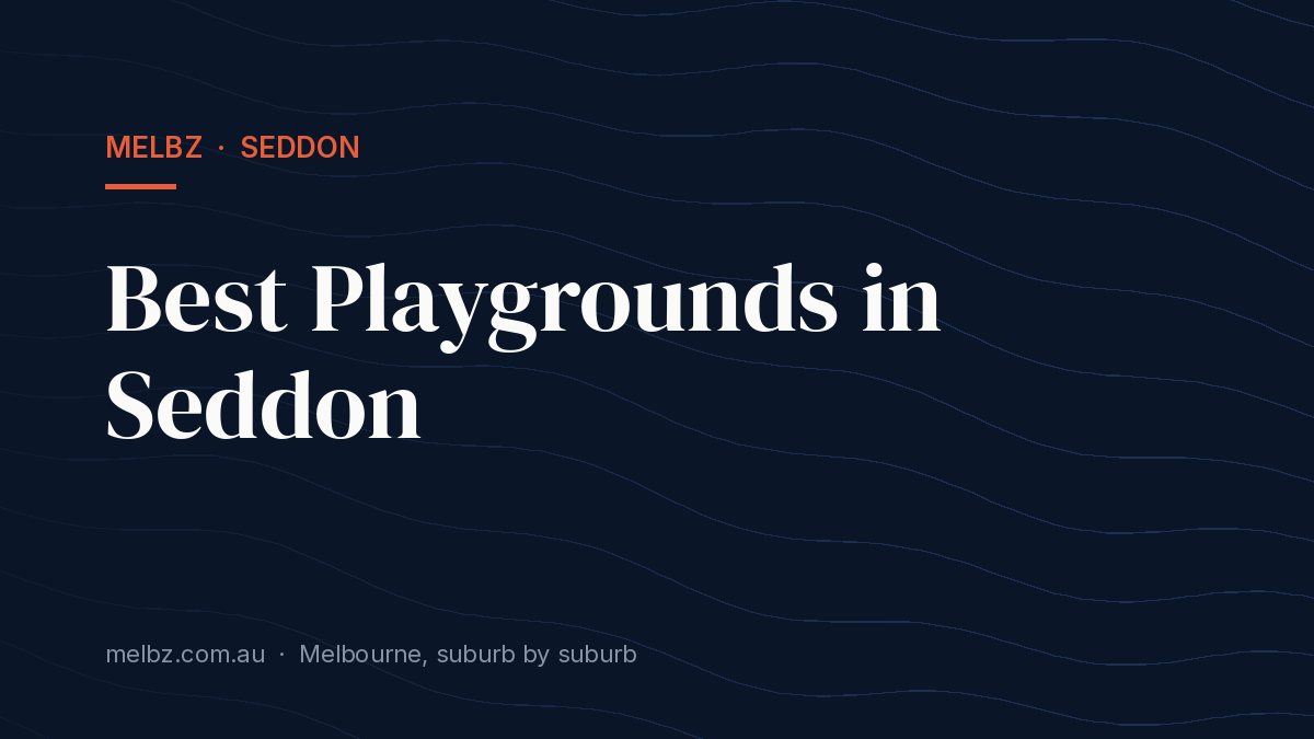 Title card: Best Playgrounds in Seddon