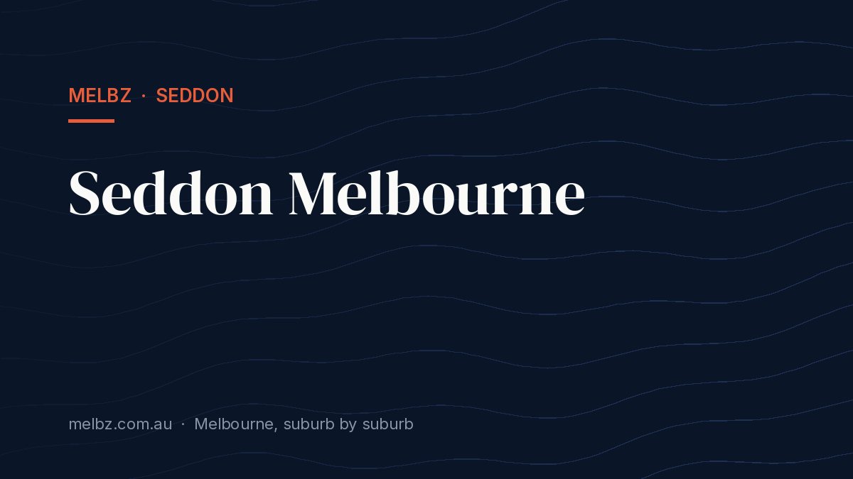 Title card: Seddon Melbourne