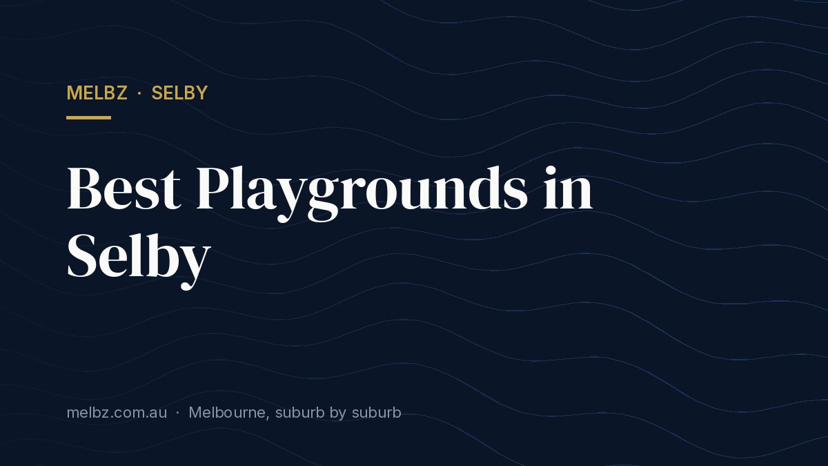 Title card: Best Playgrounds in Selby