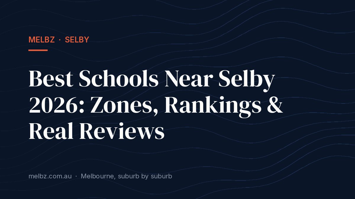 Title card: Best Schools Near Selby 2026: Zones, Rankings & Real Reviews