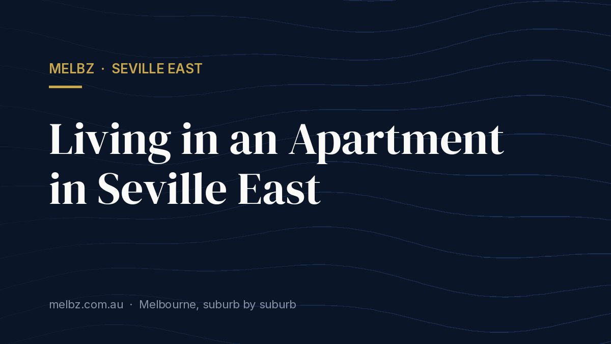 Title card: Living in an Apartment in Seville East