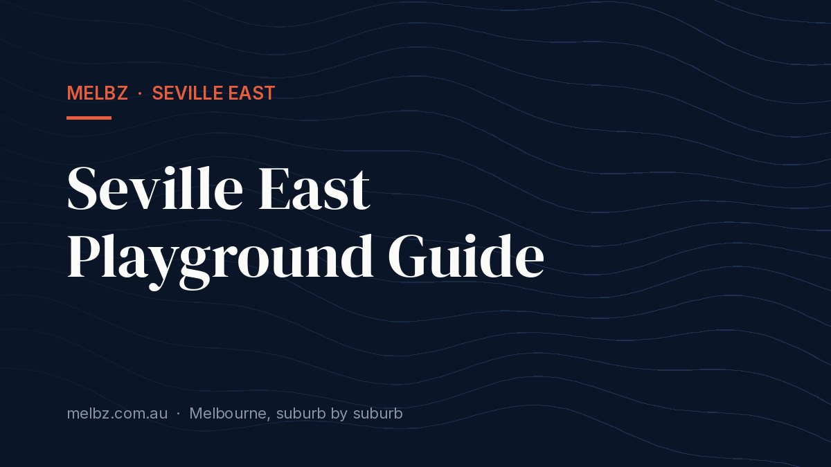 Title card: Seville East Playground Guide
