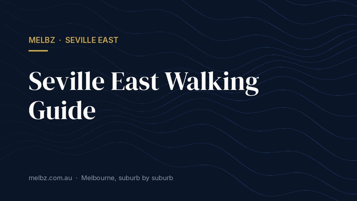 Title card: Seville East Walking Guide