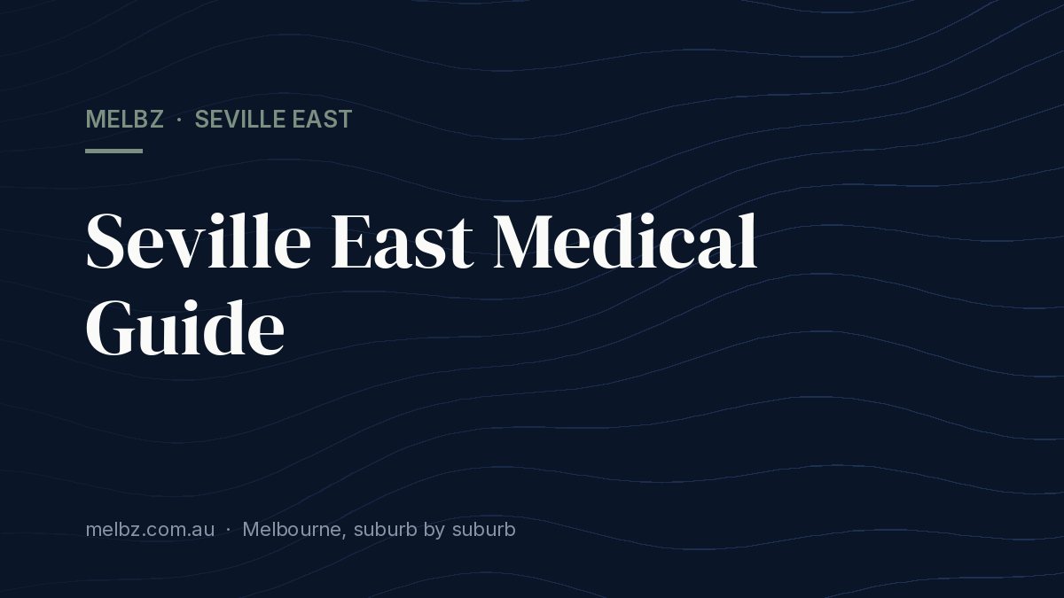Title card: Seville East Medical Guide