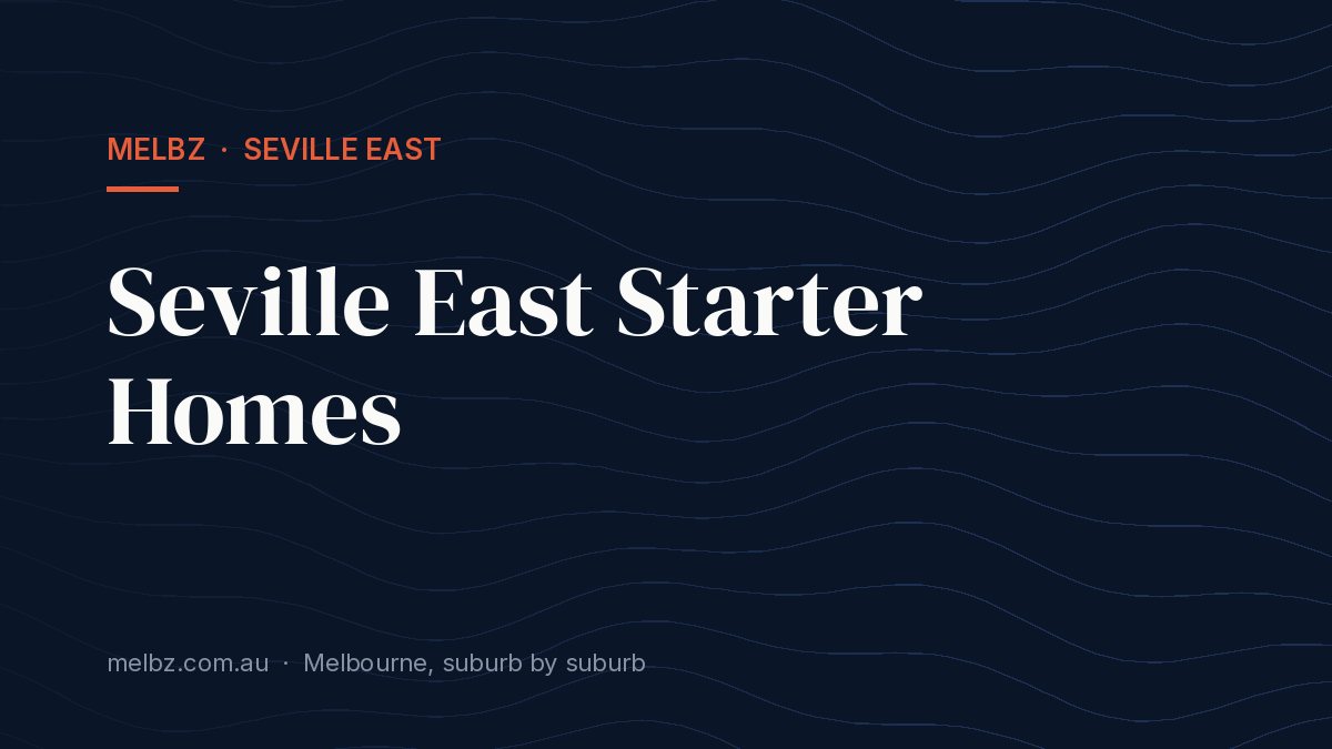 Title card: Seville East Starter Homes