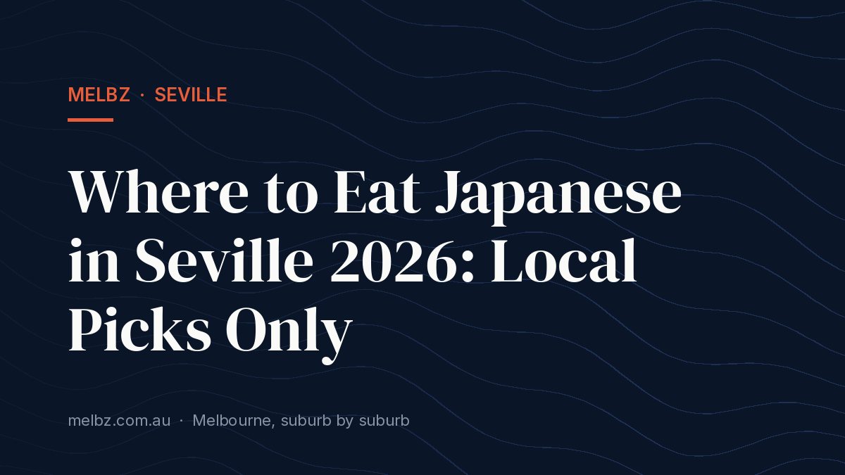 Title card: Where to Eat Japanese in Seville 2026: Local Picks Only
