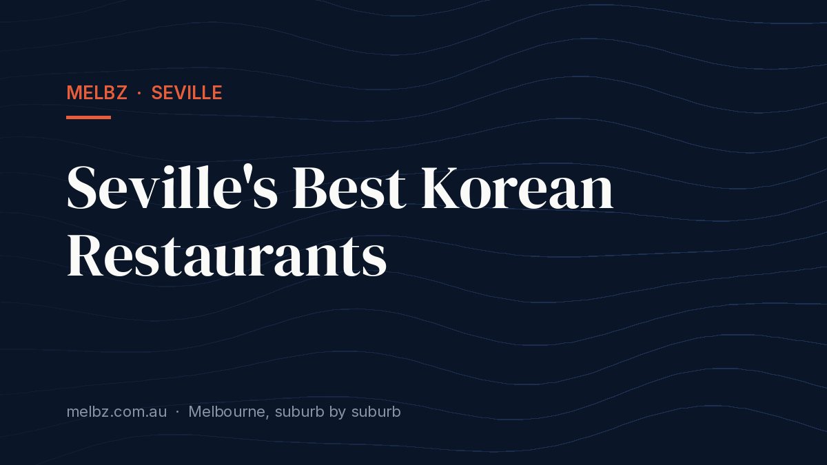 Title card: Seville's Best Korean Restaurants