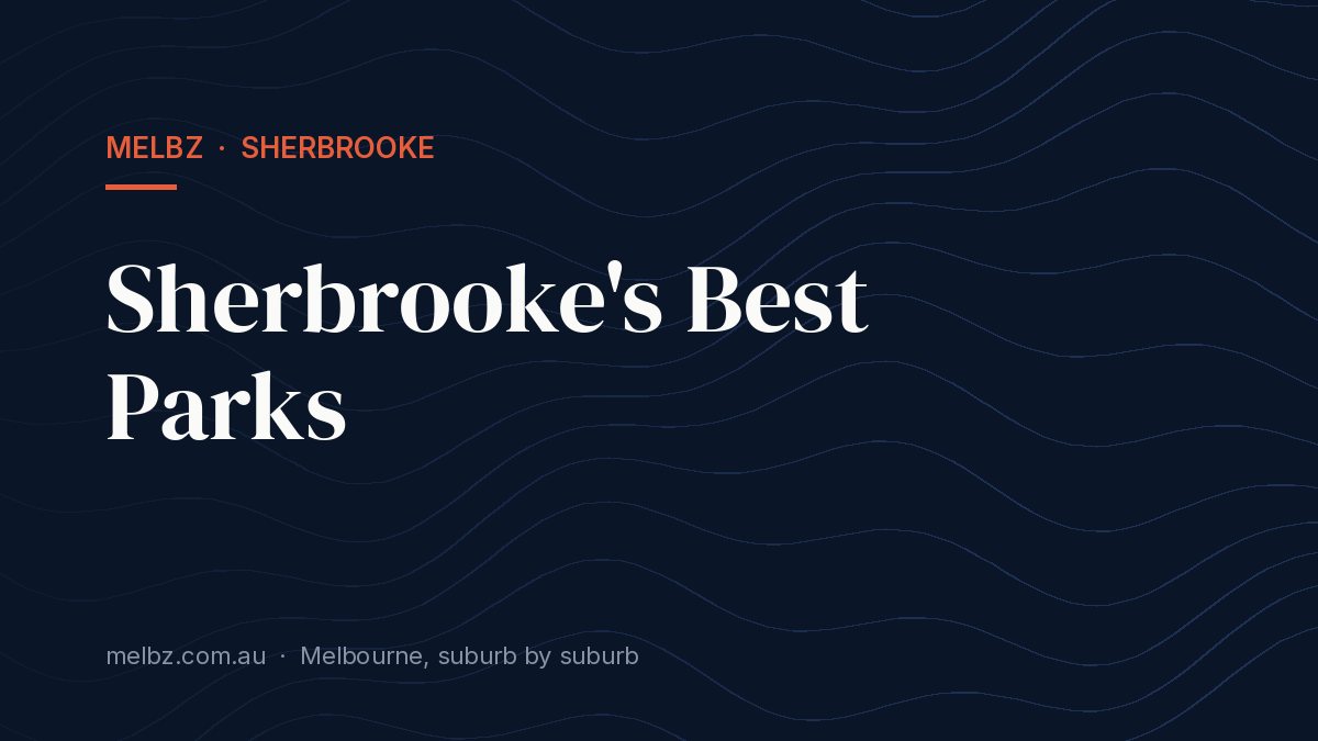 Title card: Sherbrooke's Best Parks