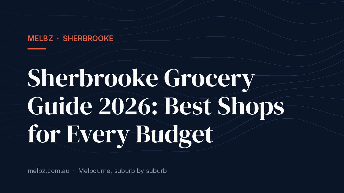 Title card: Sherbrooke Grocery Guide 2026: Best Shops for Every Budget