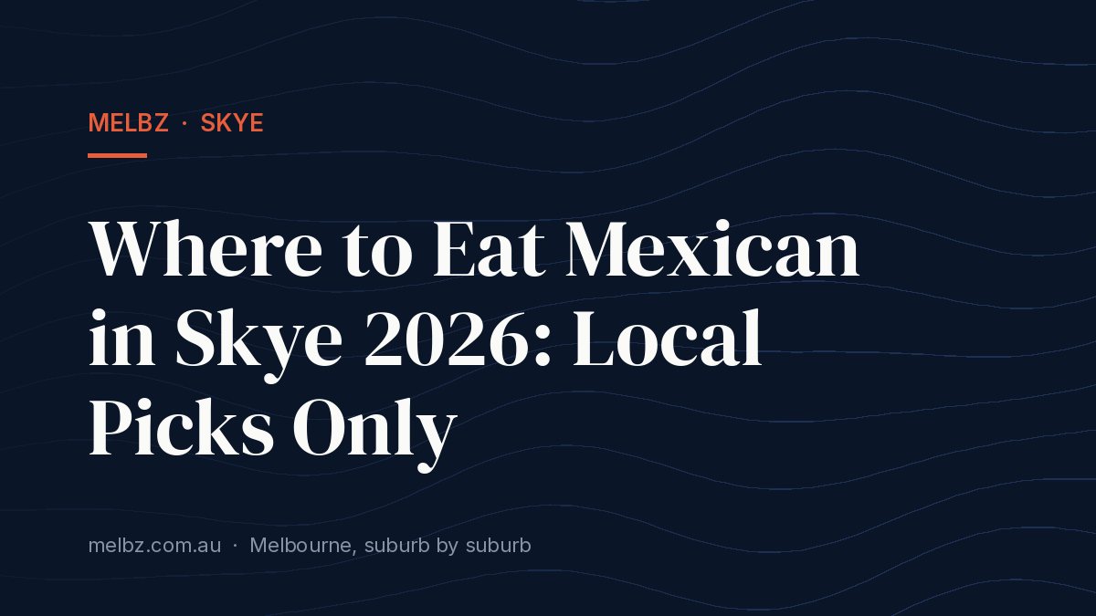 Title card: Where to Eat Mexican in Skye 2026: Local Picks Only