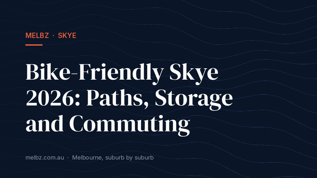Title card: Bike-Friendly Skye 2026: Paths, Storage and Commuting