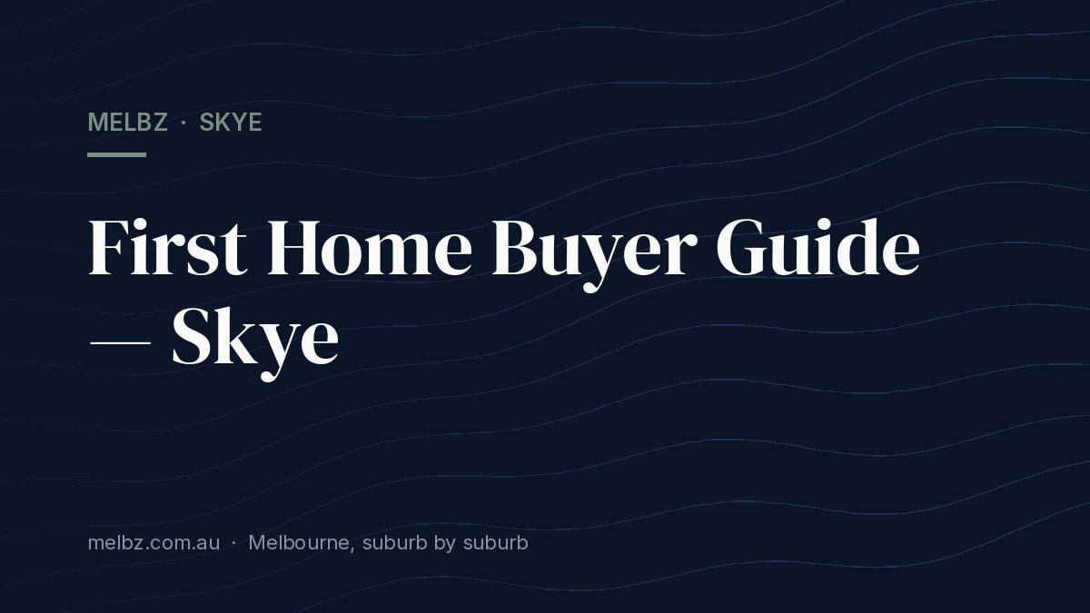 Title card: First Home Buyer Guide — Skye