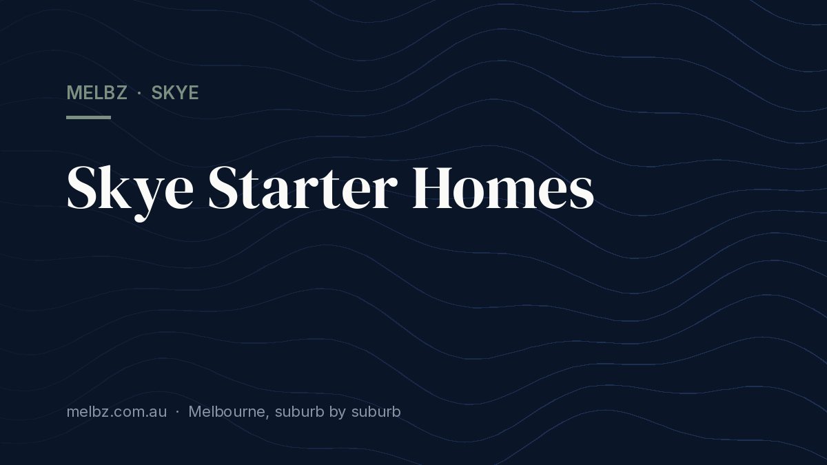 Title card: Skye Starter Homes