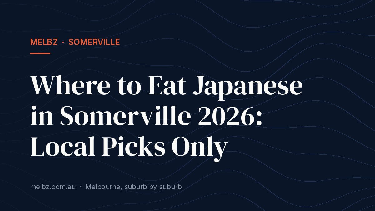 Title card: Where to Eat Japanese in Somerville 2026: Local Picks Only