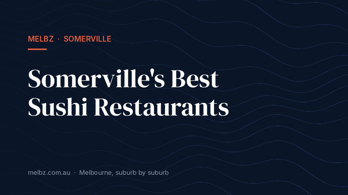 Title card: Somerville's Best Sushi Restaurants