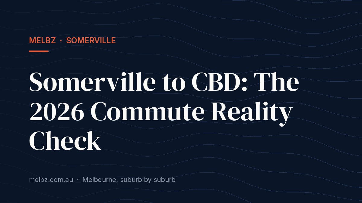 Title card: Somerville to CBD: The 2026 Commute Reality Check