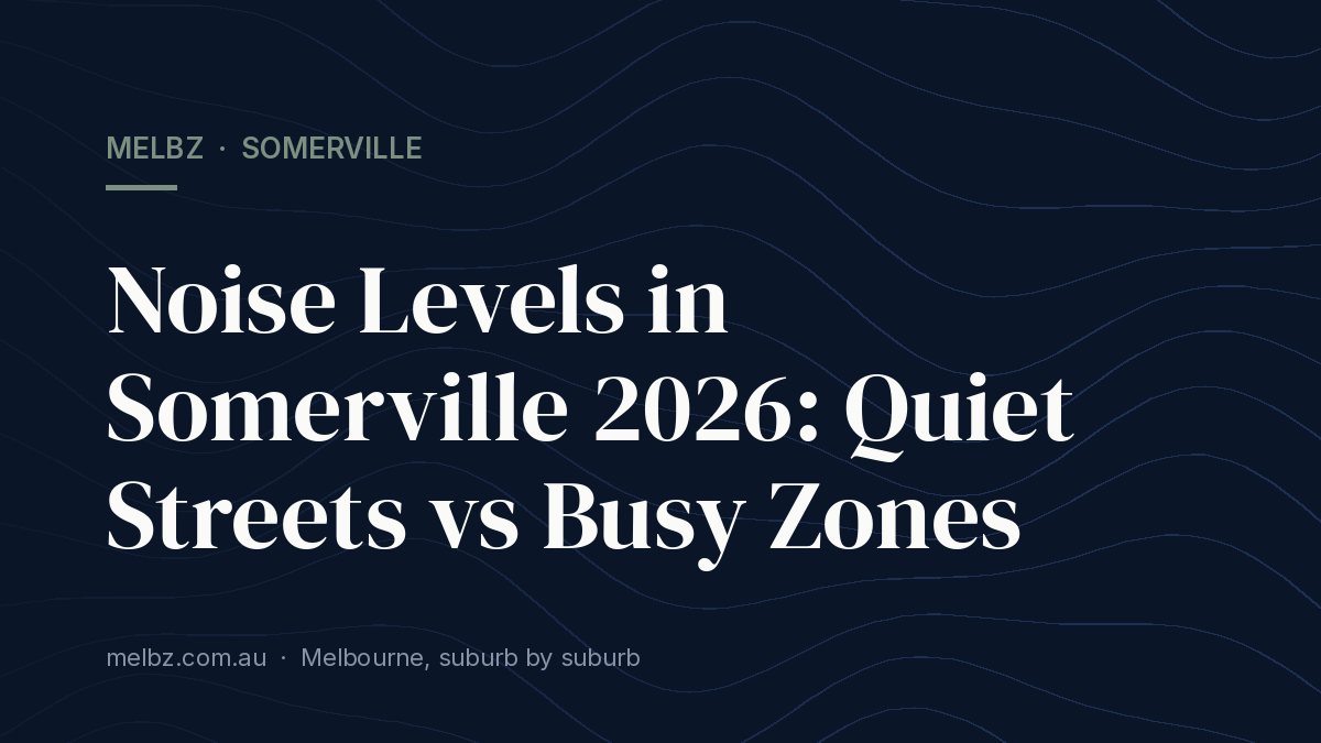 Title card: Noise Levels in Somerville 2026: Quiet Streets vs Busy Zones