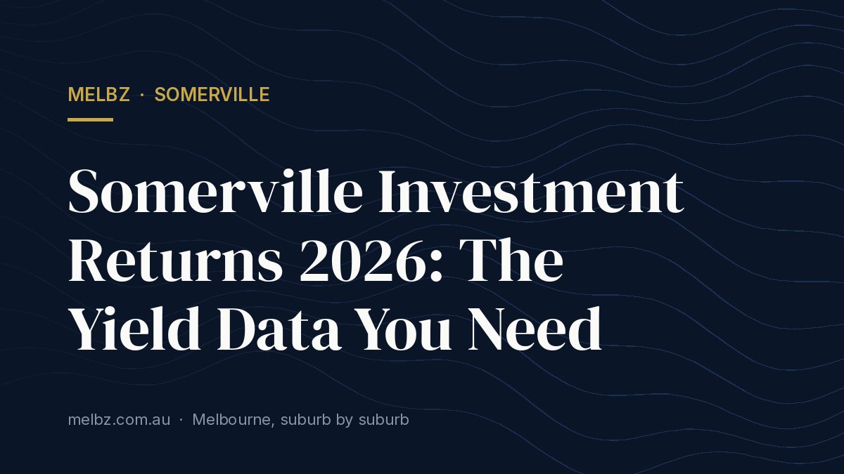 Title card: Somerville Investment Returns 2026: The Yield Data You Need