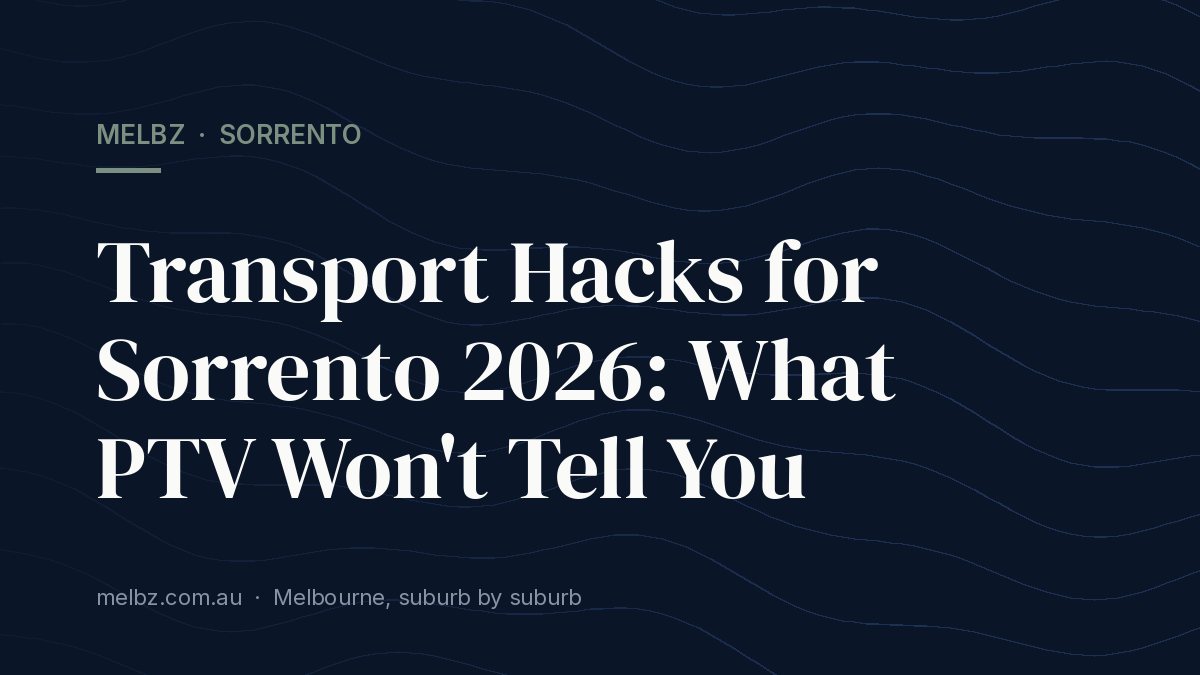 Sorrento Apartments 2026: Body Corp, Noise and the Real Deal