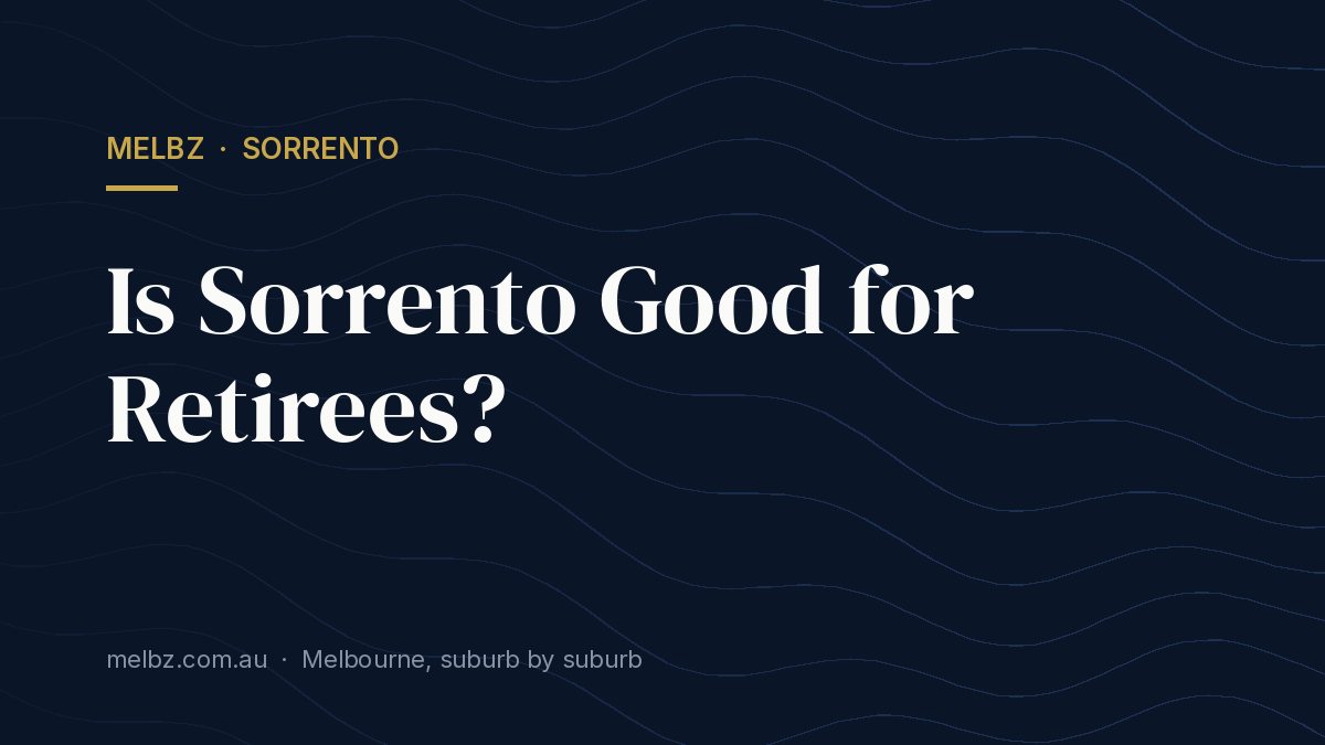 Title card: Is Sorrento Good for Retirees?