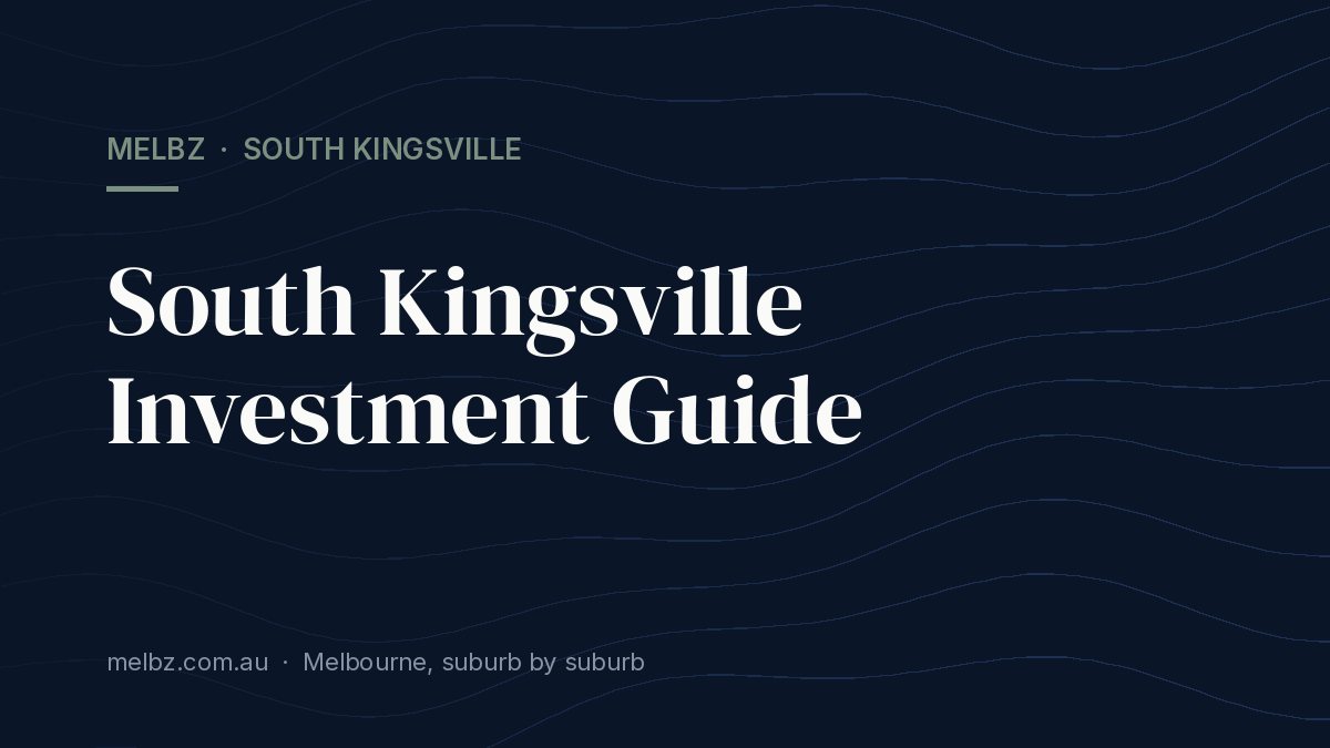 Title card: South Kingsville Investment Guide