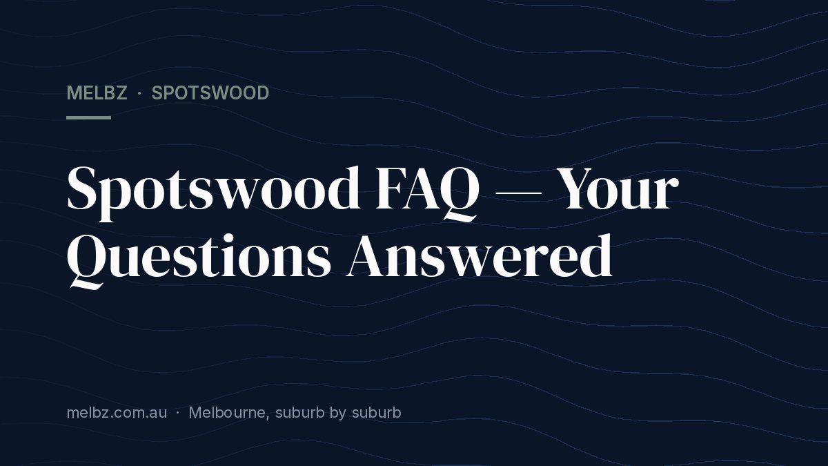Living in an Apartment in Spotswood