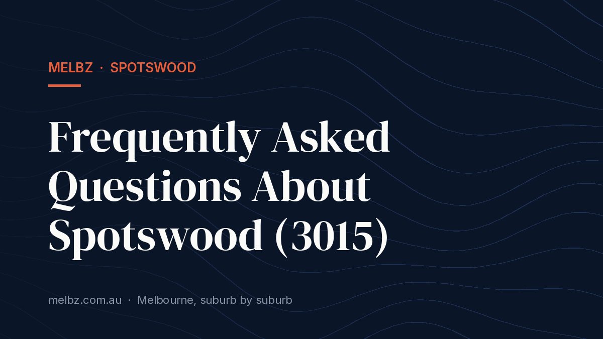 Living in an Apartment in Spotswood
