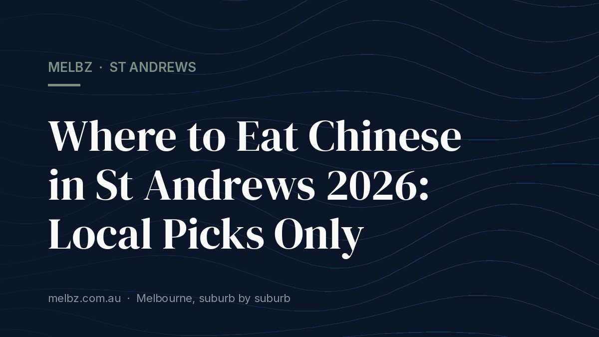 Where to Eat Burgers in St Andrews 2026: Local Picks Only