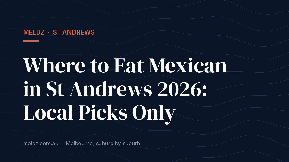Where to Eat Burgers in St Andrews 2026: Local Picks Only