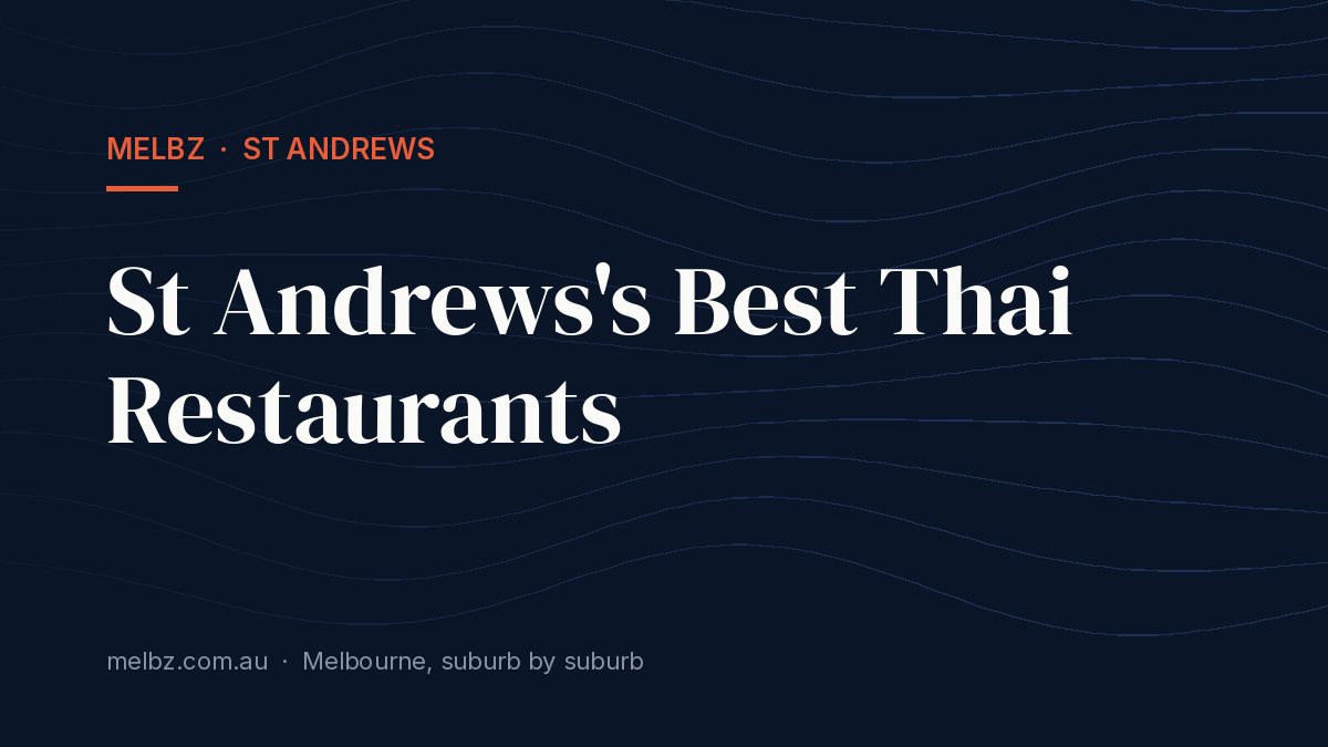Title card: St Andrews's Best Thai Restaurants