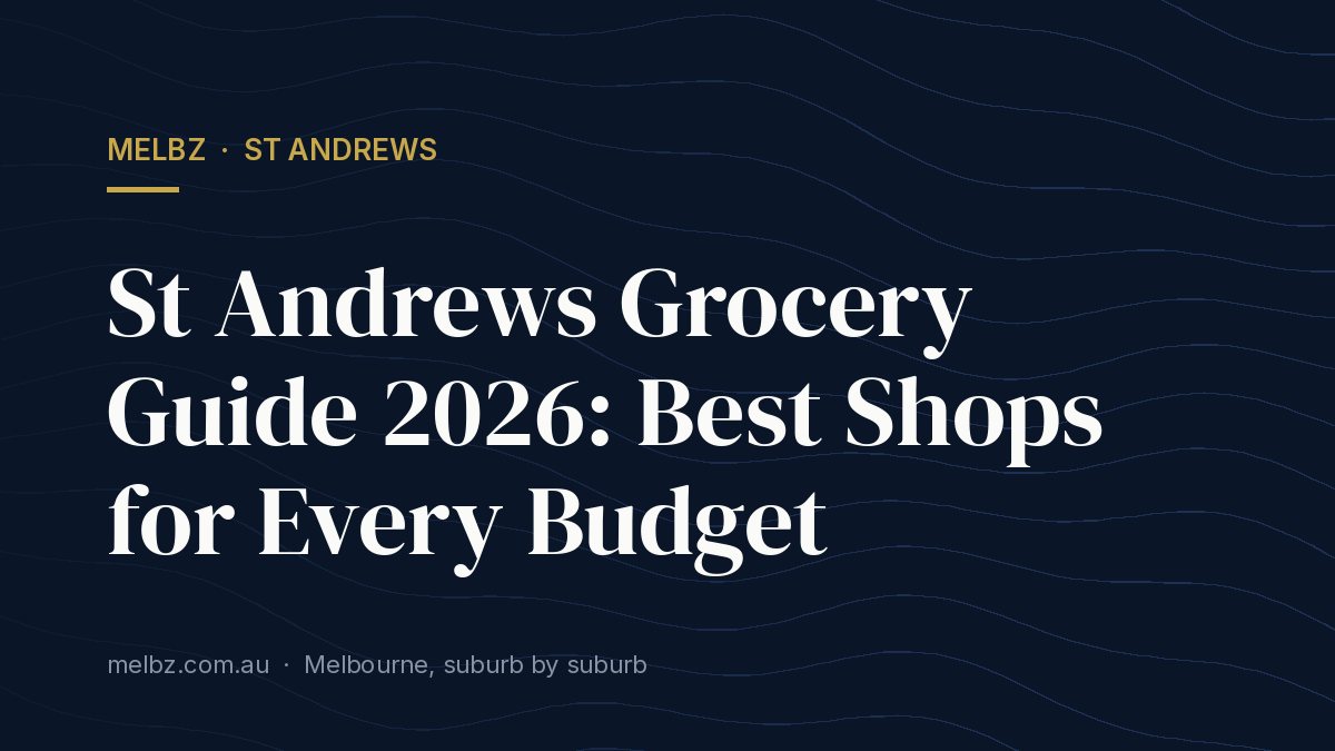 Title card: St Andrews Grocery Guide 2026: Best Shops for Every Budget