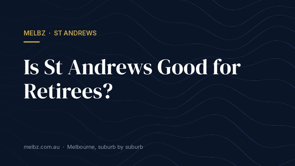 Title card: Is St Andrews Good for Retirees?