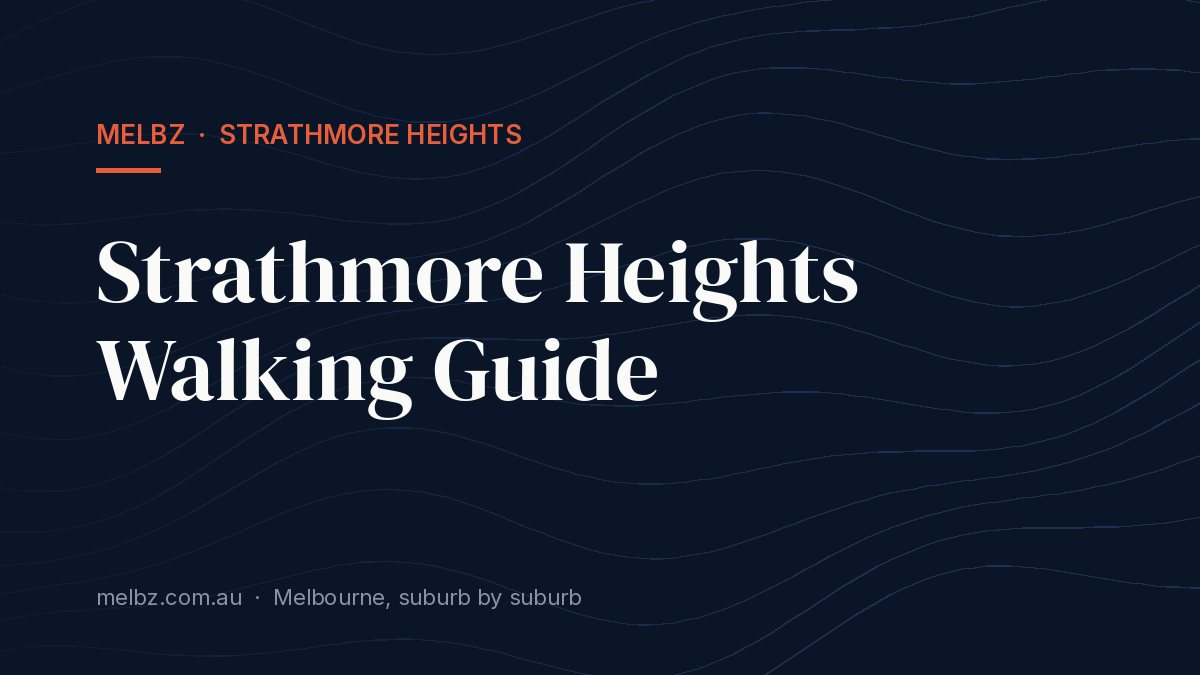 Title card: Strathmore Heights Walking Guide