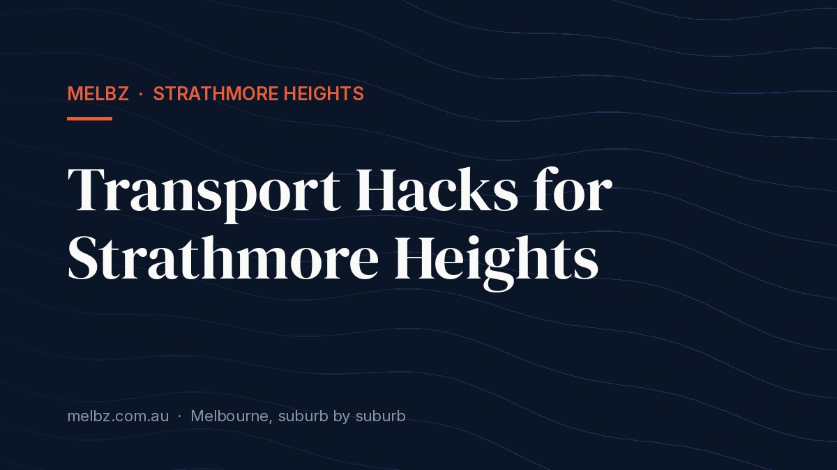 Title card: Transport Hacks for Strathmore Heights