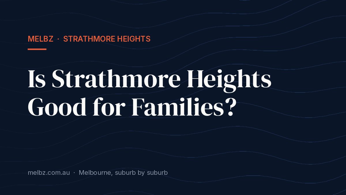 Title card: Is Strathmore Heights Good for Families?