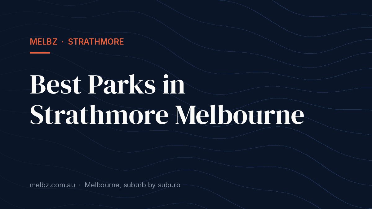 Title card: Best Parks in Strathmore Melbourne