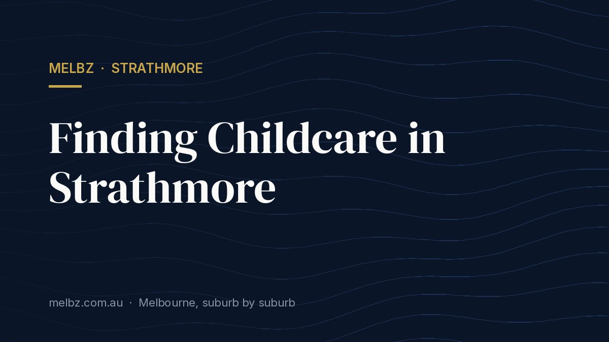 Title card: Finding Childcare in Strathmore