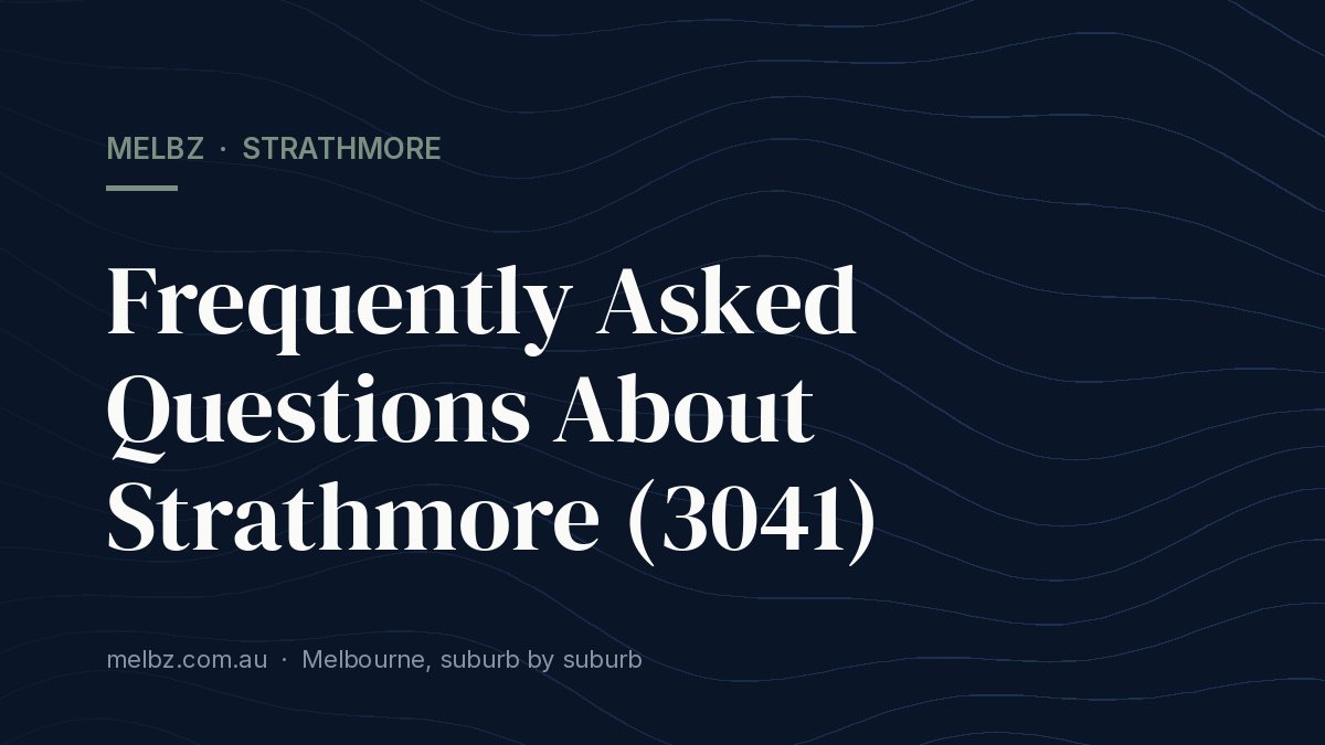 Title card: Frequently Asked Questions About Strathmore (3041)