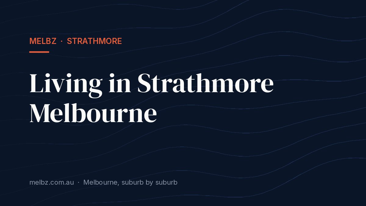 Title card: Living in Strathmore Melbourne