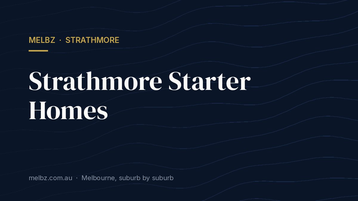 Title card: Strathmore Starter Homes