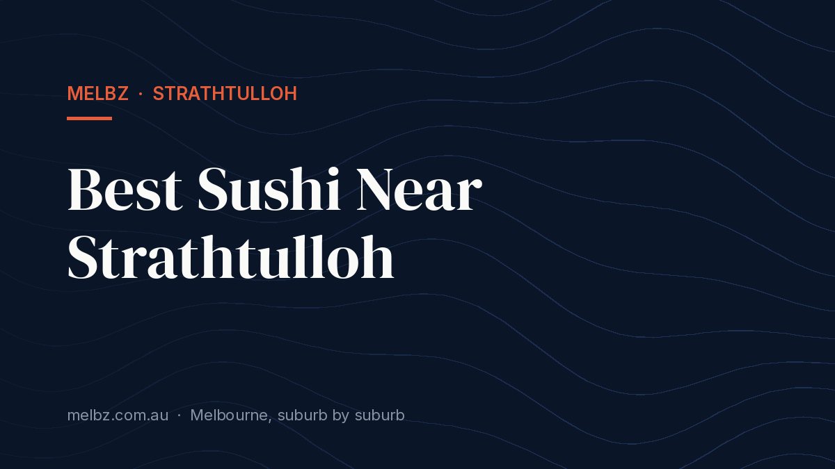 Title card: Best Sushi Near Strathtulloh