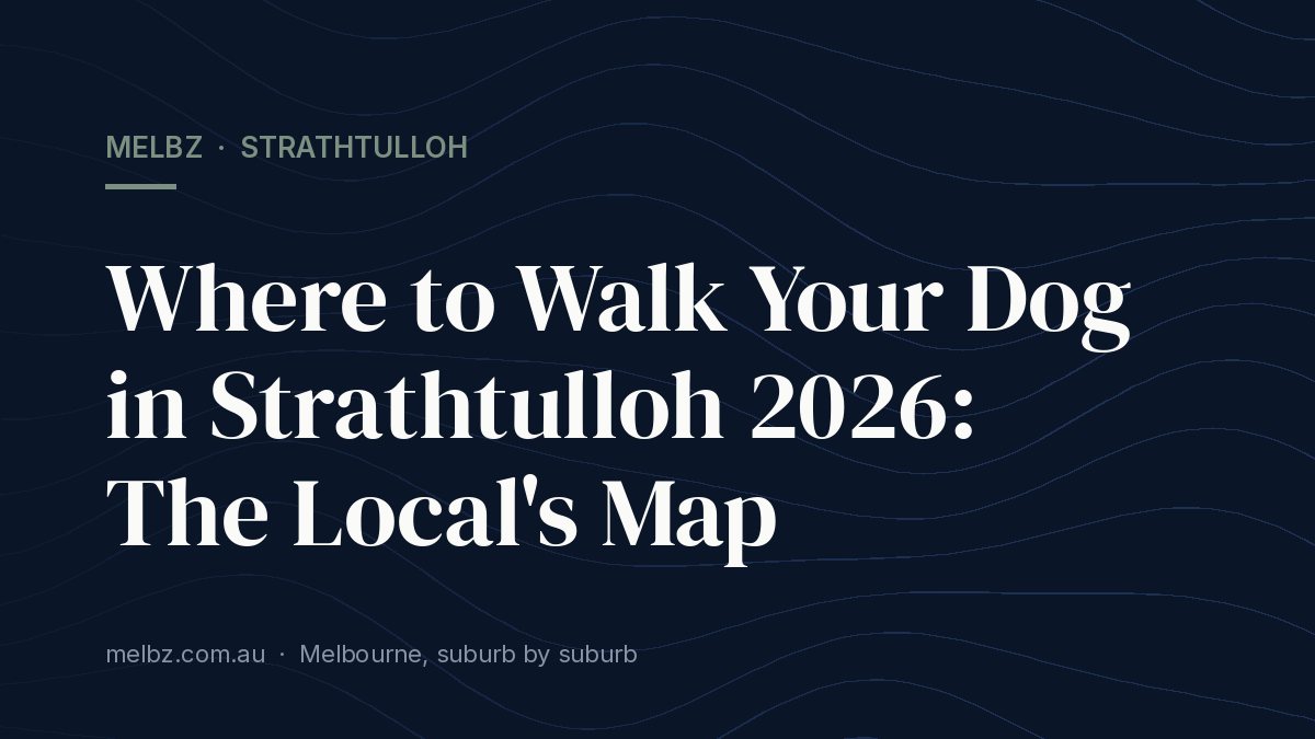 Title card: Where to Walk Your Dog in Strathtulloh 2026: The Local's Map