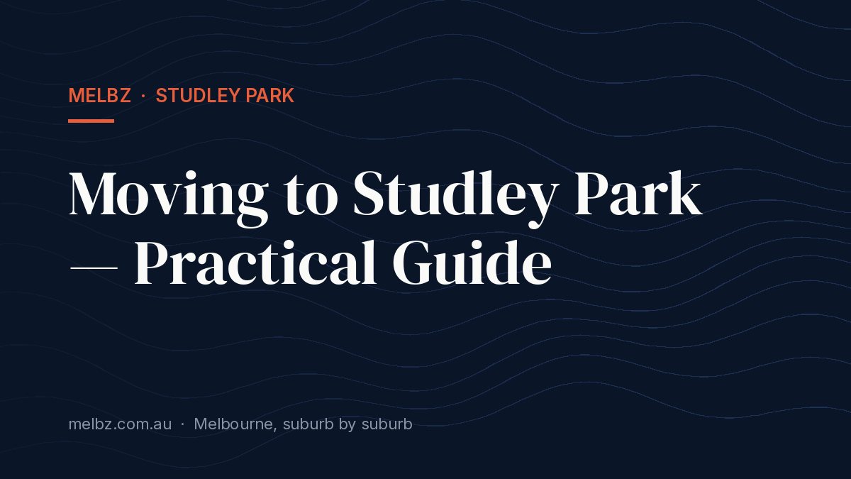 Title card: Moving to Studley Park — Practical Guide