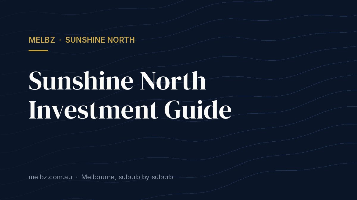 Title card: Sunshine North Investment Guide