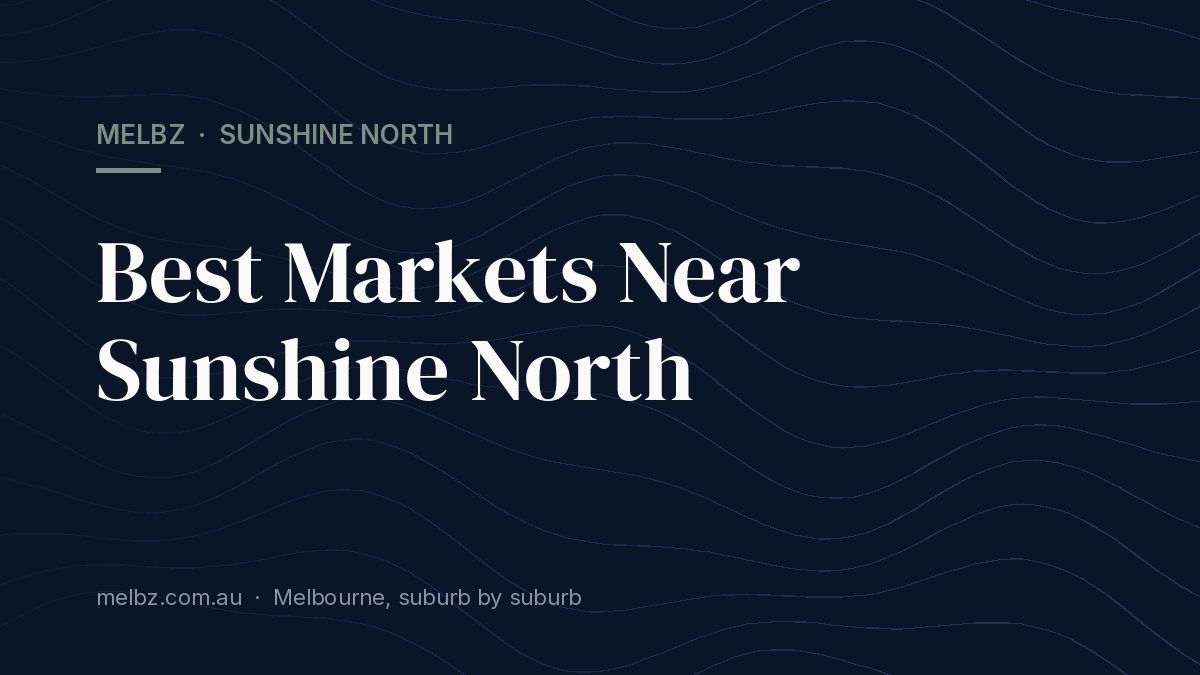 Title card: Best Markets Near Sunshine North