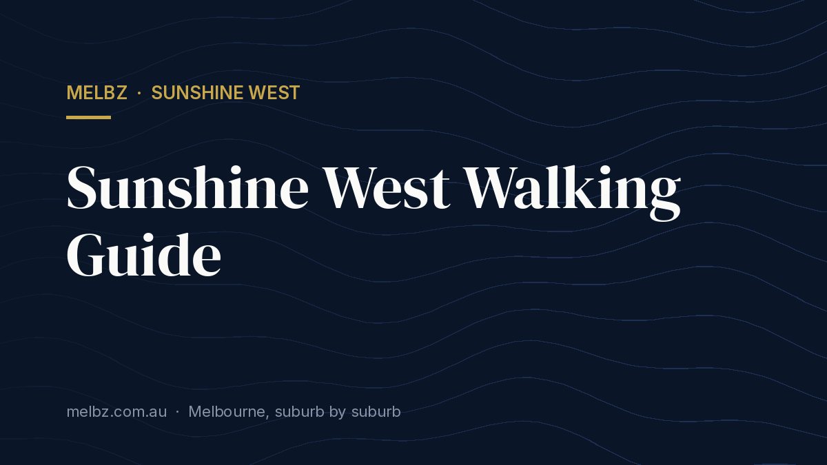 Title card: Sunshine West Walking Guide